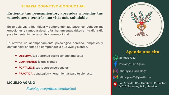 Ampliar imagen: Terapia Psicológica