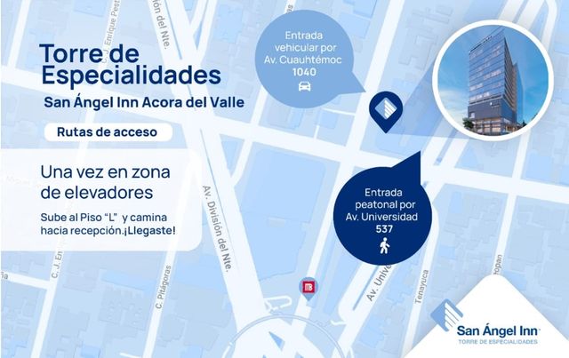 Ampliar imagen: Torre de Especialidades San Ángel Inn Acora del Valle
