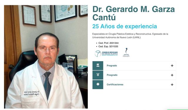 Ampliar imagen: Dr Gerardo Martín garza cantu