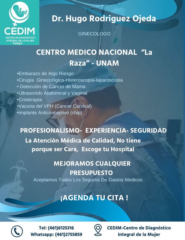 Ampliar imagen: GINECOLOGIA Y OBSTETRICIA, ESTERILIDAD Y CIRUGIA LAPAROSCOPICA