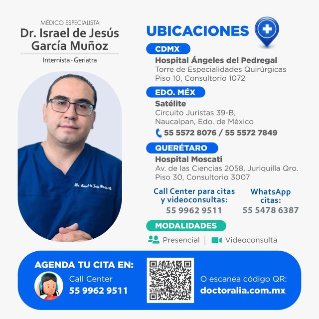 Ampliar imagen: Hospital Angeles Pedregal, Torre Especialidades Quirúrgicas, Consultorio 1072, Piso 10.