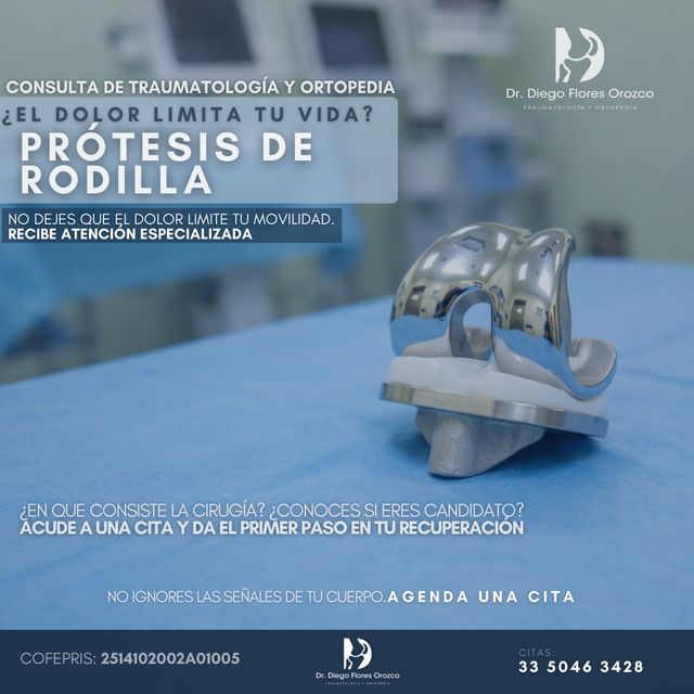 Ampliar imagen: Dr. Diego Flores Orozco Traumatología y Ortopedia