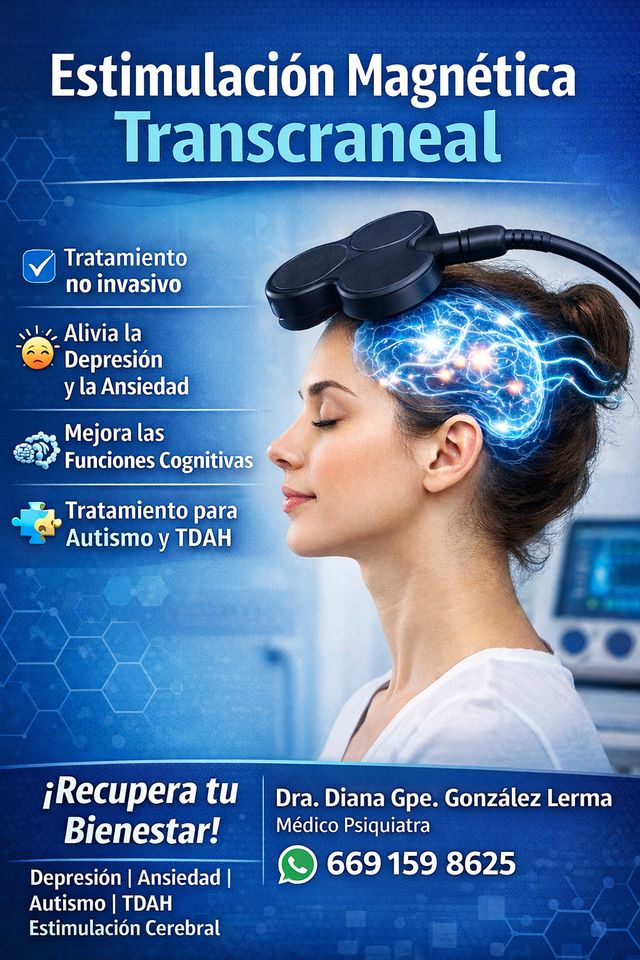 Ampliar imagen: Psiquiatra y Estimulación Magnética Transcraneal