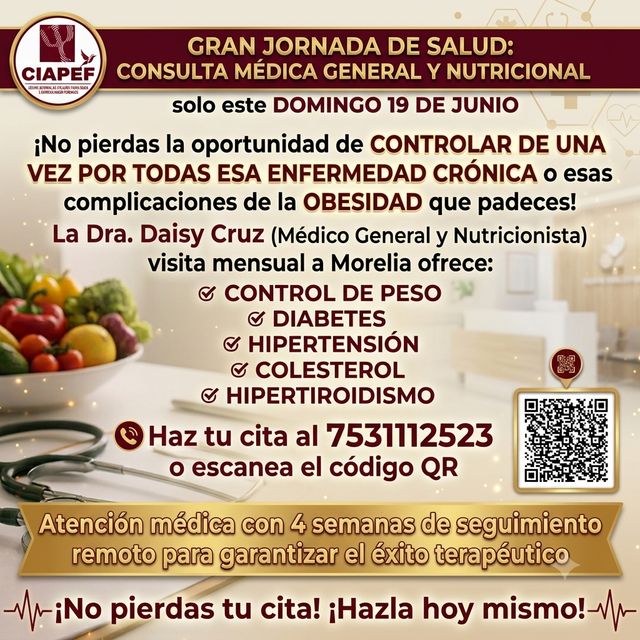 Ampliar imagen: CIAPEF MORELIA DRA. DAISY CRUZ