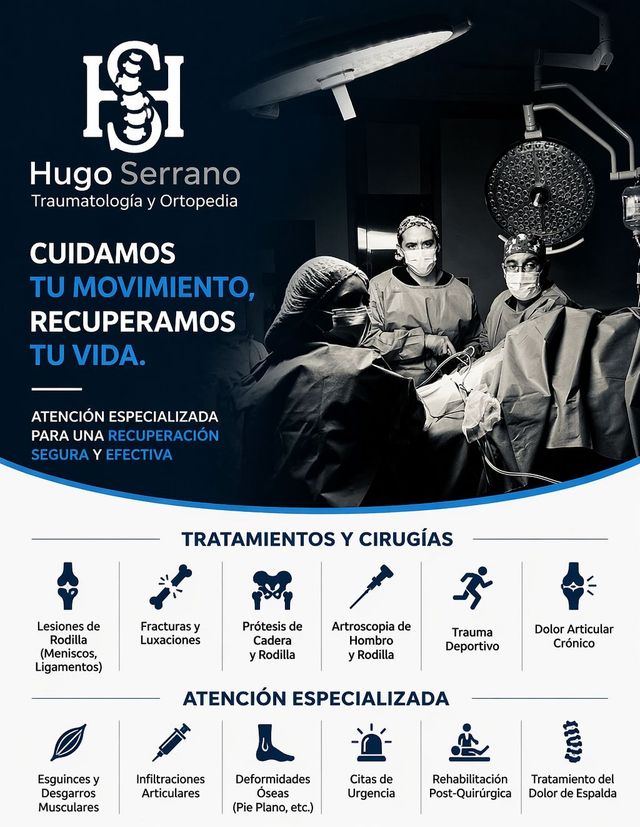 Ampliar imagen: Dr Hugo Serrano Traumatologia y Ortopedia Tehuacan