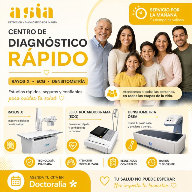Ampliar imagen: Centro de Diagnóstico Rápido (Rayos X, ECG y Densitometría)