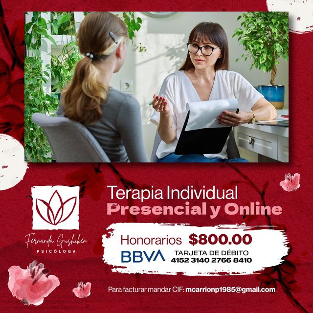 Ampliar imagen: Psic María Fernanda Gushikén - Consulta Online Costa de Oro