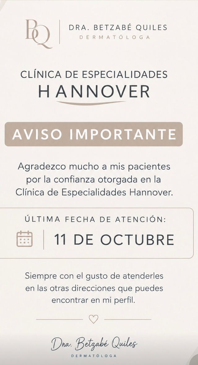 Ampliar imagen: Clínica Hannover especialidades