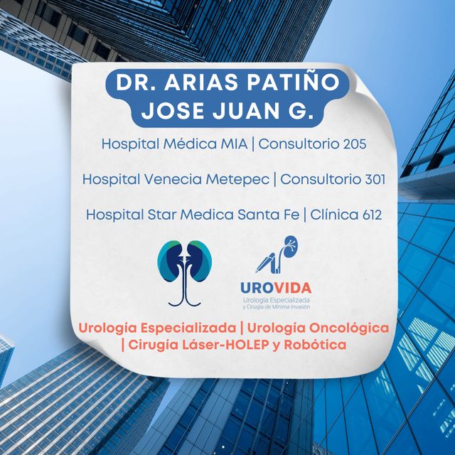 Ampliar imagen: Urología Especializada ( Urología General y Oncológica / Robótica y Laparoscópica / Cirugía Láser de Próstata / Andrología )