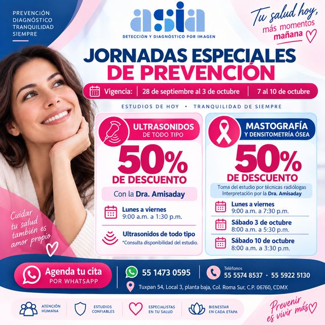 Ampliar imagen: Promociones en Estudios de Diagnóstico | Cupo Limitado