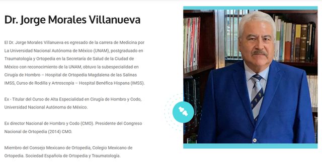 Ampliar imagen: Dr. Jorge Morales Villanueva