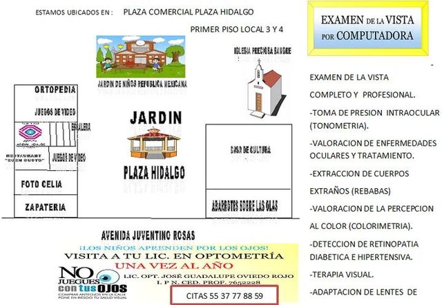 Ampliar imagen: consultorio visual optica jardin hidalgo