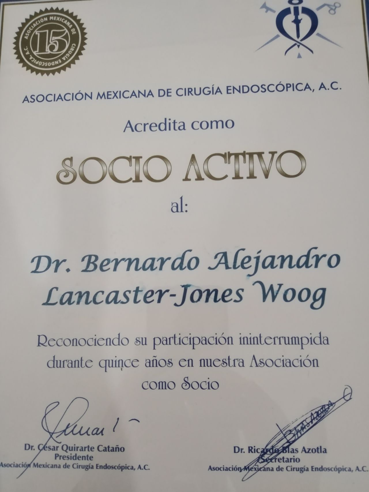 Bernardo  Alejandro Lancaster Jones  Woog-0